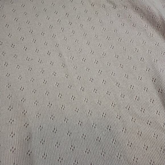 Roxy Vintage Y2K Eyelet Beaded Lace Slim Cami Preppy Tank Top - Pink Wms M - Picture 7 of 13